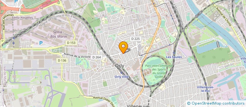 localisation de l'entreprise GUEDE SECURITE PRIVEE à ORLY