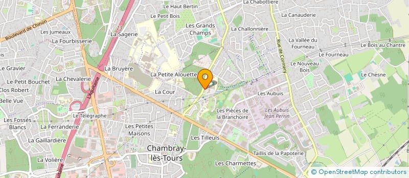 localisation de l'entreprise GUEDES ARLINDO  CHAMBRAY-LES-TOURS