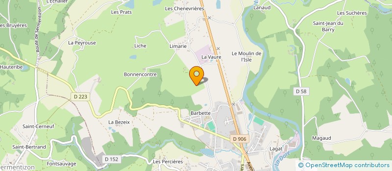 localisation de l'entreprise GUEDES ET FILS à COURPIERE