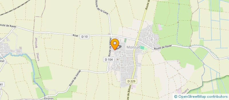 localisation de l'entreprise GUEDES LG  LEZOUX