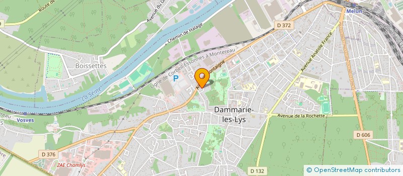 localisation de l'entreprise GUEDI VOYAGE  DAMMARIE-LES-LYS