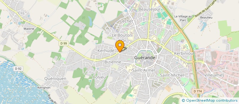 localisation de l'entreprise GUEDIM  GUERANDE