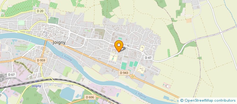 localisation de l'entreprise GUEDJALI à JOIGNY