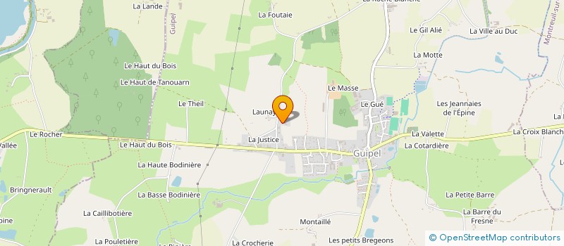 localisation de l'entreprise GUEDO à GUIPEL