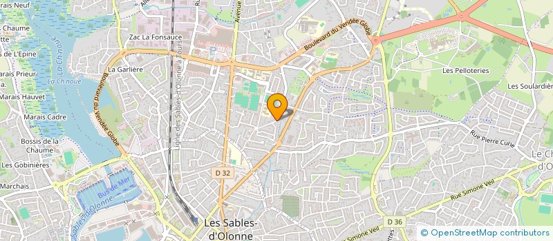 localisation de l'entreprise GUEDON à LES SABLES D'OLONNE