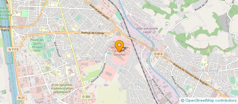 localisation de l'entreprise GUEDON FAGES à BOE