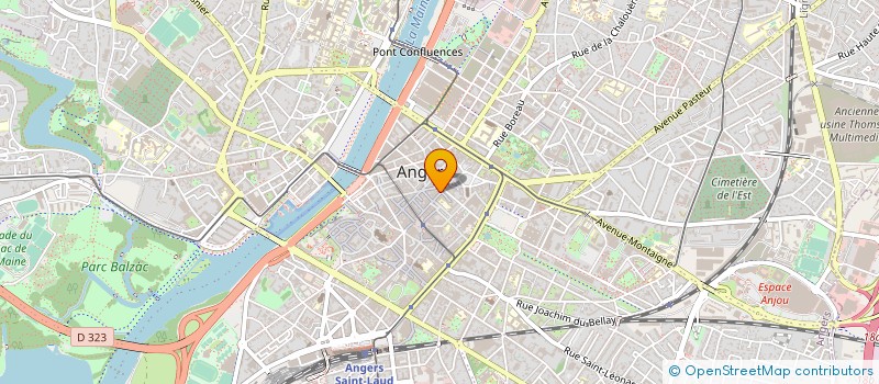 localisation de l'entreprise GUEDON IMMOBILIER COMMERCES à ANGERS