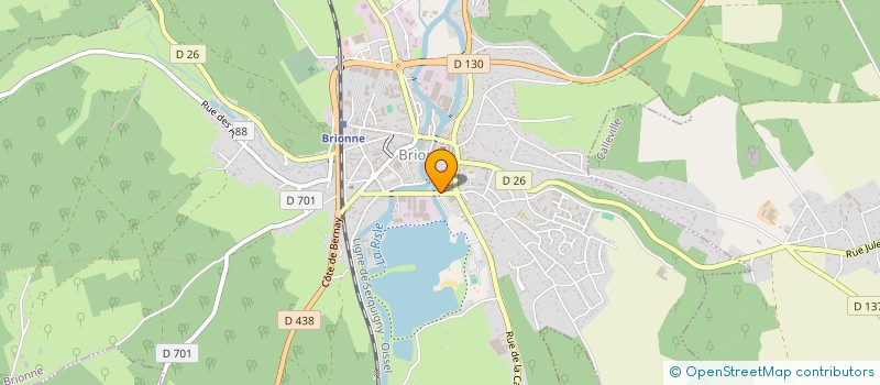 localisation de l'entreprise GUEDON LHUILLIER PEINTURE à BRIONNE