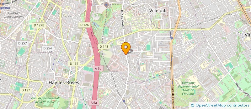 localisation de l'entreprise GUEDRA à VILLEJUIF