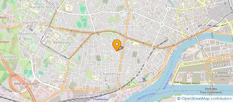 localisation de l'entreprise GUEDU à NANTES