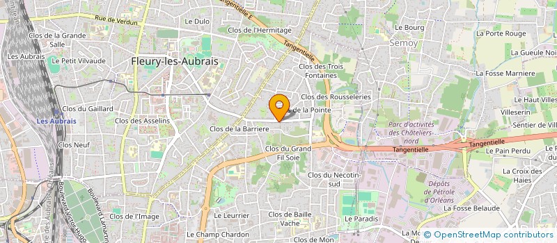 localisation de l'entreprise GUEDUB  ORLEANS