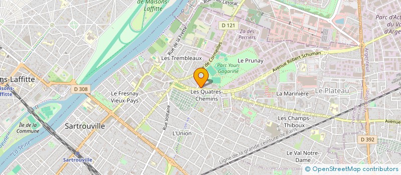 localisation de l'entreprise GUEFFAZ SMART SOLUTIONS  SARTROUVILLE