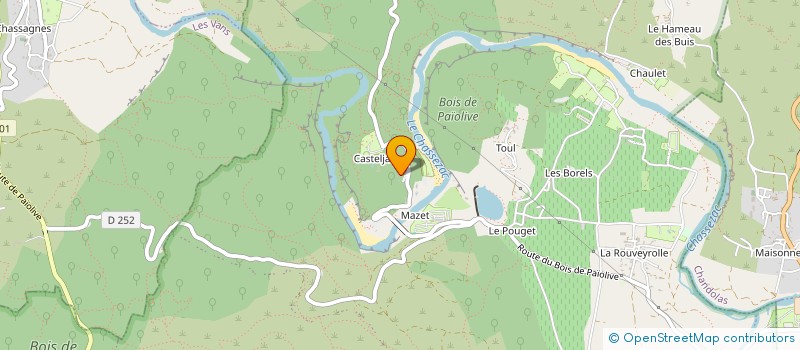 localisation de l'entreprise GUEGANIC STEPHANE ET PIERRE ALINE à BERRIAS-ET-CASTELJAU