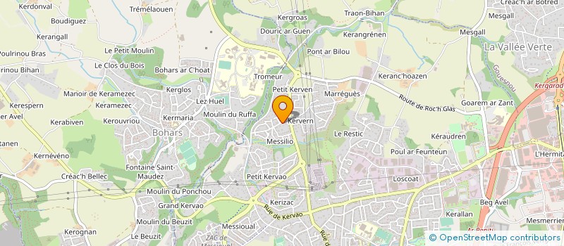 localisation de l'entreprise GUEGANTON LE ROY à BREST