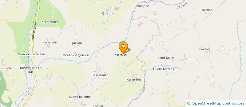 localisation de l'entreprise GUEGUEN  GOURIN