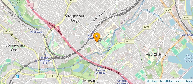 localisation de l'entreprise GUEGUEN IMMOBILIER à SAVIGNY-SUR-ORGE
