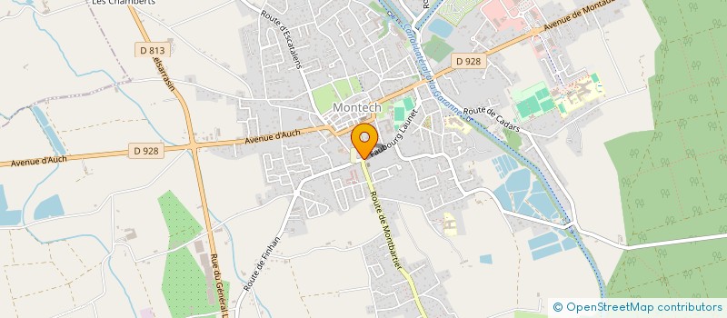 localisation de l'entreprise GUEHL INDIVISION  MONTECH