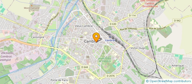 localisation de l'entreprise GUELDAMAN à CAMBRAI