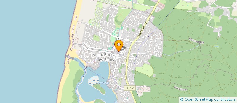 localisation de l'entreprise GUELFI  VIEUX-BOUCAU-LES-BAINS