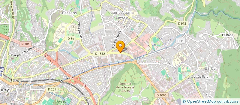 localisation de l'entreprise GUELI SAINT ALBAN  SAINT-ALBAN-LEYSSE