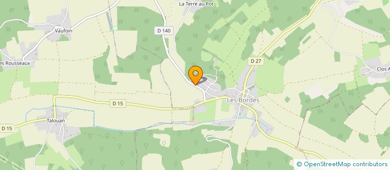 localisation de l'entreprise GUELLEC PASCAL TRAITEUR à LES BORDES