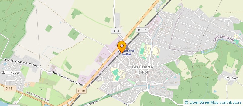 localisation de l'entreprise GUELLIER                      CHARL  LES ESSARTS-LE-ROI