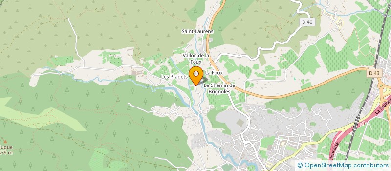 localisation de l'entreprise GUELLO  CUERS