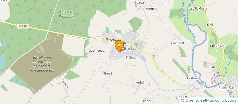 localisation de l'entreprise GUELTAS'ANIME  GUELTAS