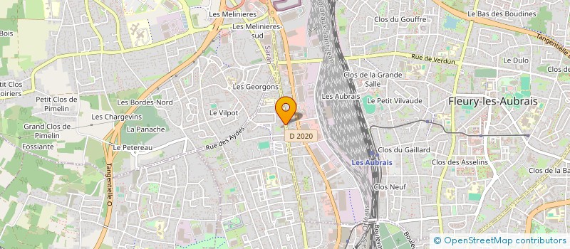 localisation de l'entreprise GUELWAR PRODUCTION à ORLEANS