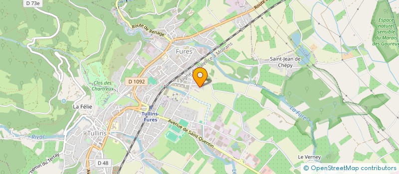localisation de l'entreprise GUELY à TULLINS