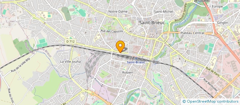 localisation de l'entreprise GUEM à SAINT-BRIEUC