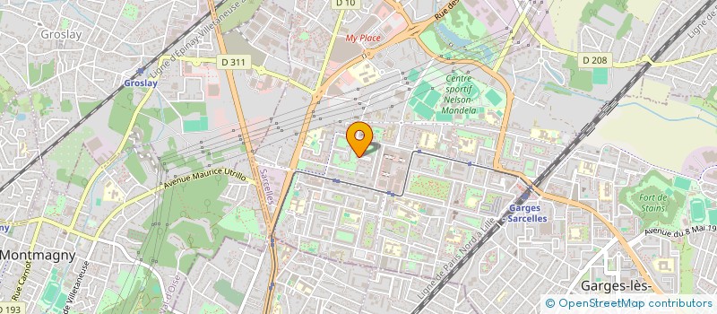 localisation de l'entreprise GUEMILOUT ASSADIM ACTION SOCIALE à SARCELLES