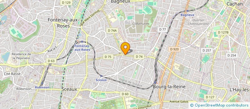 localisation de l'entreprise GUEMM-IT CONSULTING à BAGNEUX