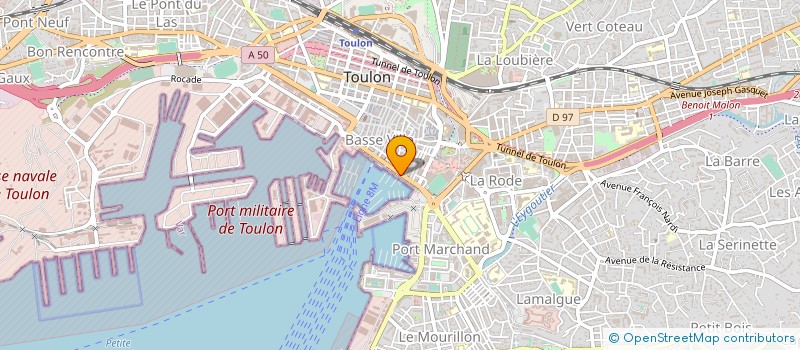 localisation de l'entreprise GUEMRI INVEST à TOULON