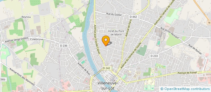 localisation de l'entreprise GUEN BI  VILLENEUVE-SUR-LOT