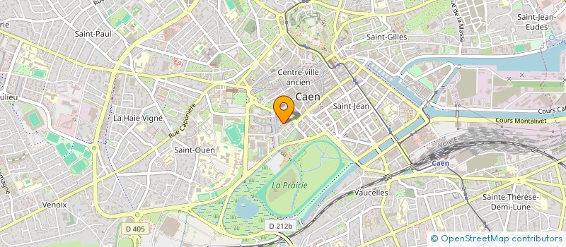 localisation de l'entreprise GUENA à CAEN