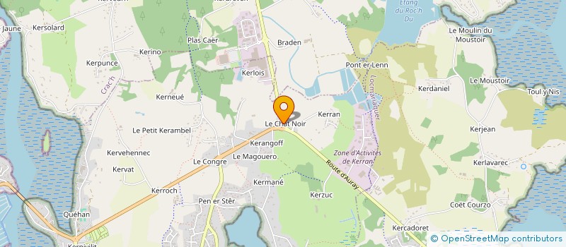 localisation de l'entreprise GUENAEL HUBY  SAINT-PHILIBERT