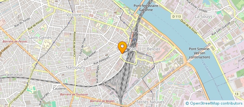 localisation de l'entreprise GUENANT à BORDEAUX