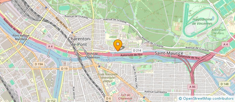 localisation de l'entreprise GUENARD JF ET CHANCEREL à SAINT-MAURICE