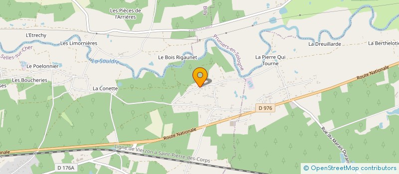 localisation de l'entreprise GUENARD LOCATION TP  SELLES-SUR-CHER