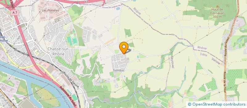 localisation de l'entreprise GUENDOUZ  VIENNE