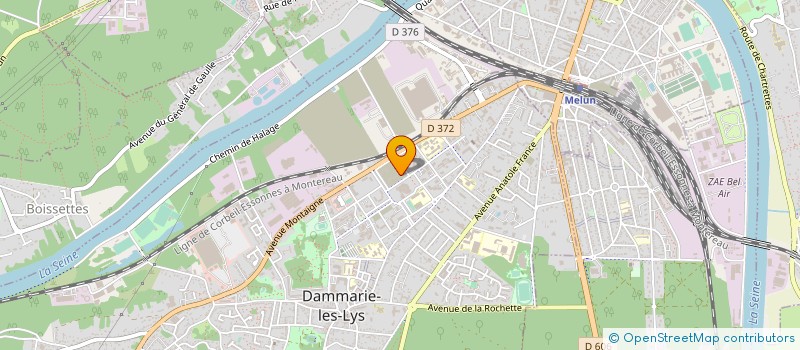 localisation de l'entreprise GUENDOUZI ET CIE à DAMMARIE-LES-LYS