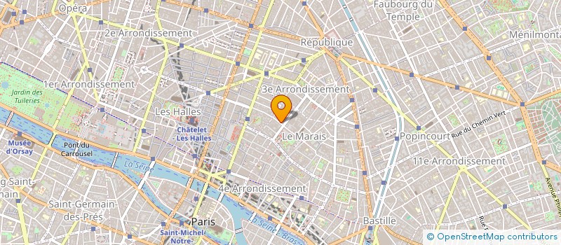 localisation de l'entreprise GUENE CONCEPT ET DEVELOPPEMENT  PARIS