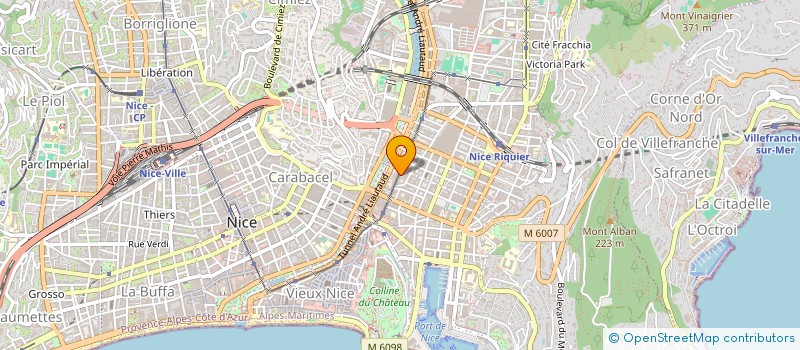 localisation de l'entreprise GUENEAU - LEMNIAI INDIVISION  NICE