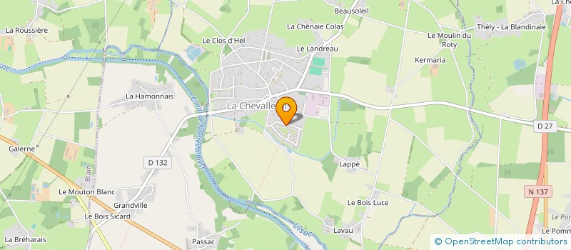 localisation de l'entreprise GUENEAU SARL à HERIC