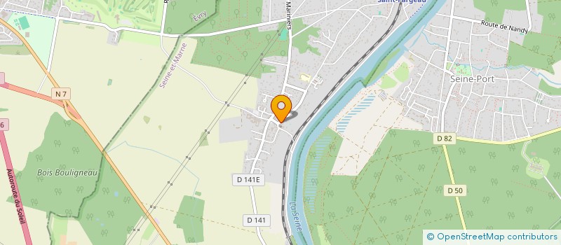 localisation de l'entreprise GUENEGAUD 19  SAINT-FARGEAU-PONTHIERRY