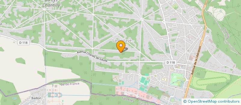 localisation de l'entreprise GUENEGAUD  LAMORLAYE