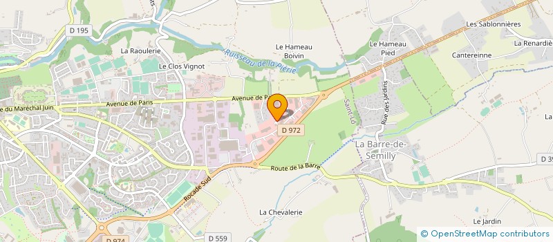 localisation de l'entreprise GUENERIE DIFFUSION  SAINT-LO