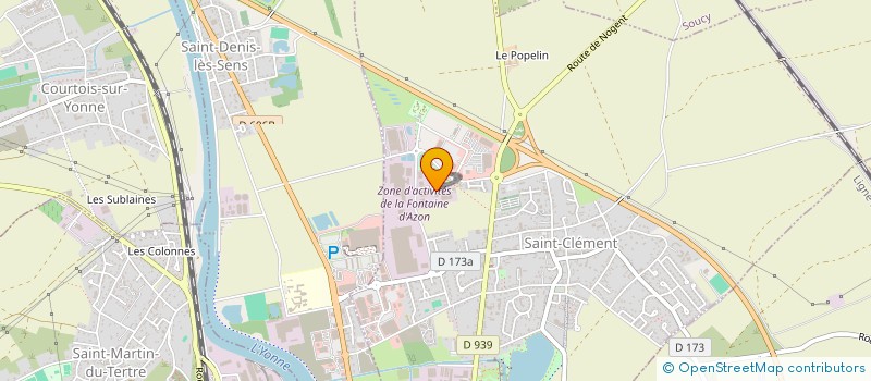 localisation de l'entreprise GUENIN à SAINT-CLEMENT