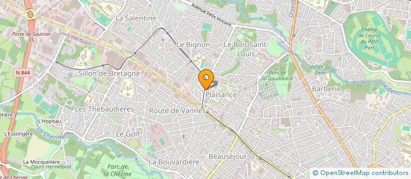 localisation de l'entreprise GUENO CANDIDO LOCATION à ORVAULT